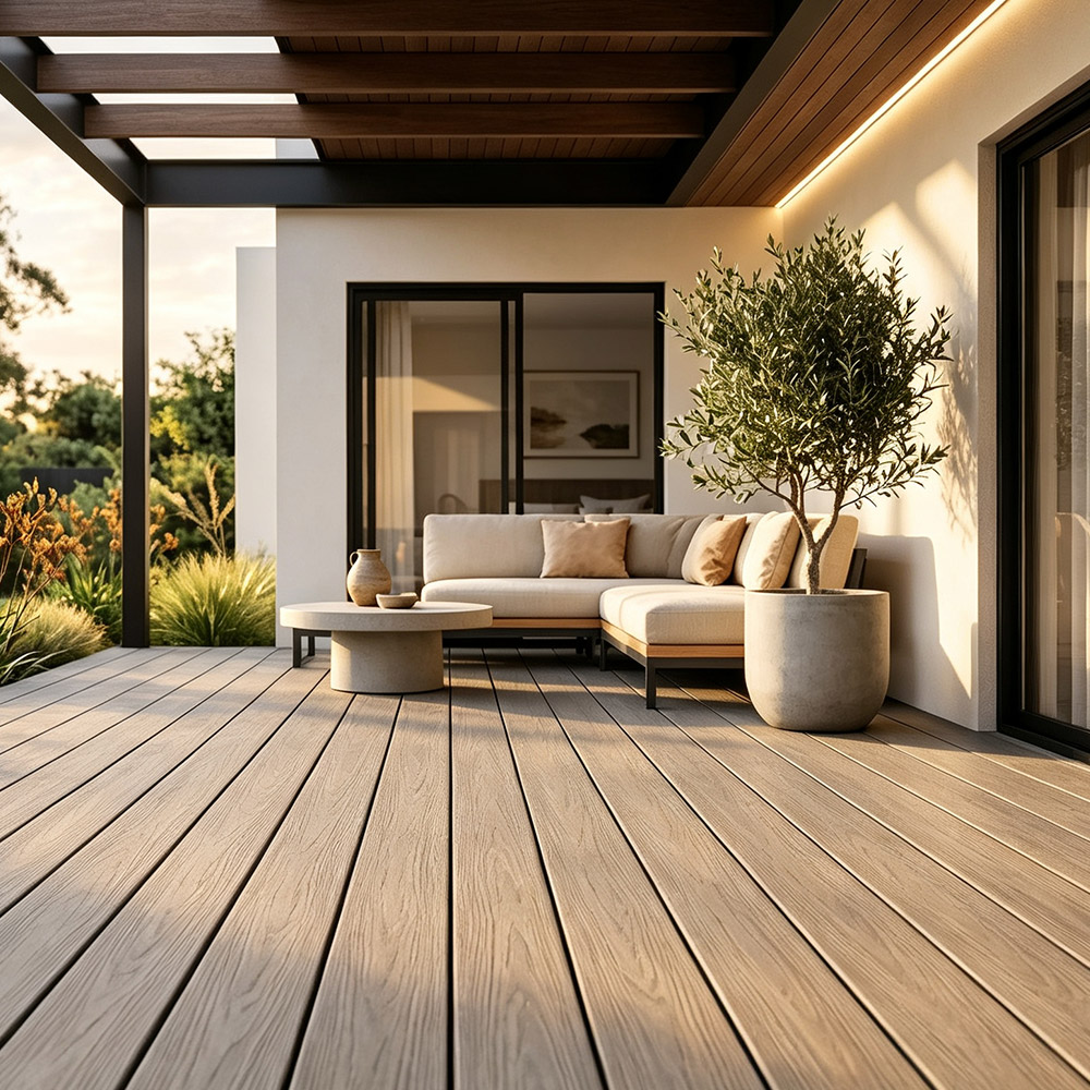 2D Wood Grain Hollow Decking