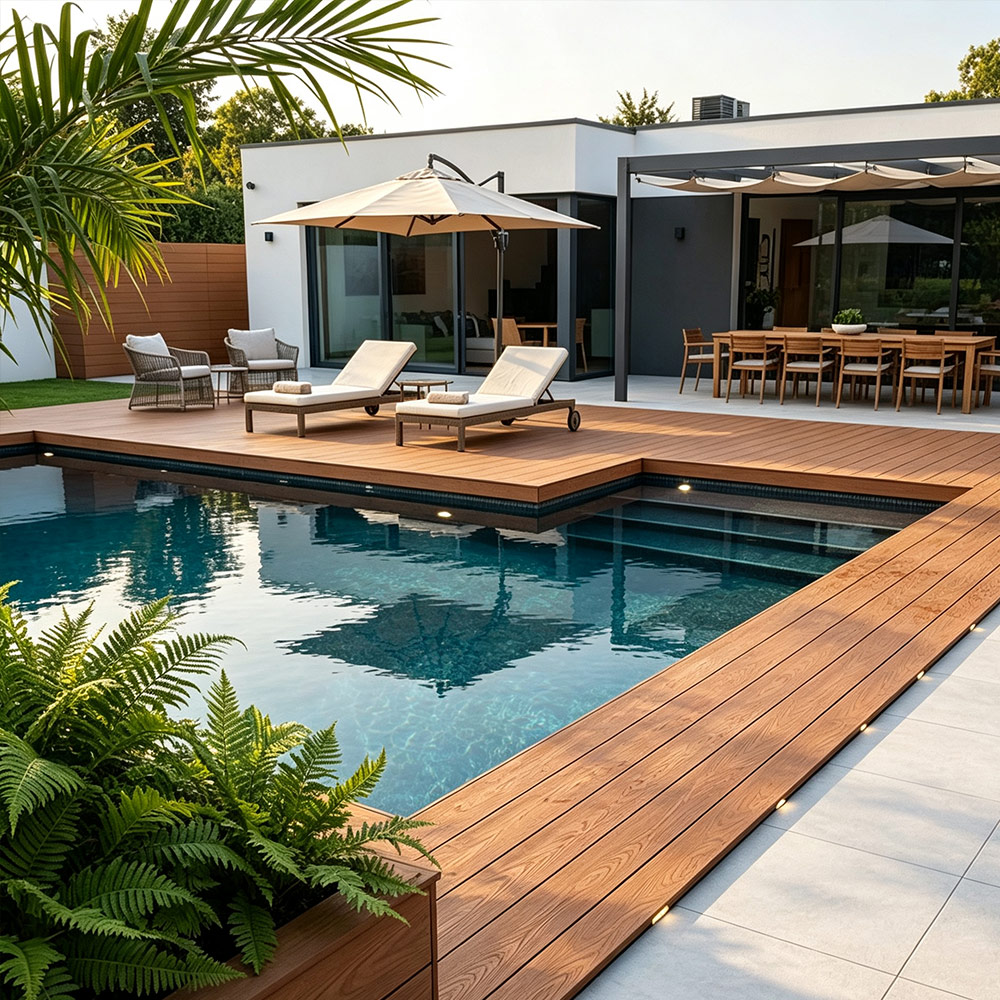 Double-sided Grooved Decking