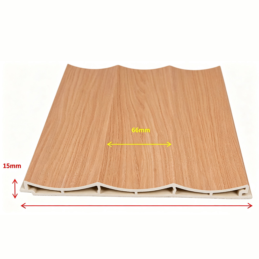 3-Ply Concave Wave Panel with Back Rib